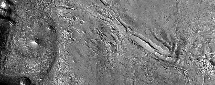 Possible Bamberg Crater Ejecta in Southeast Region