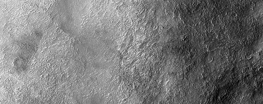 Crater Rim in Nereidum Montes