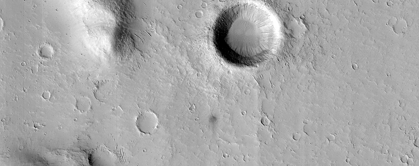 Candidate Recent Impact Site