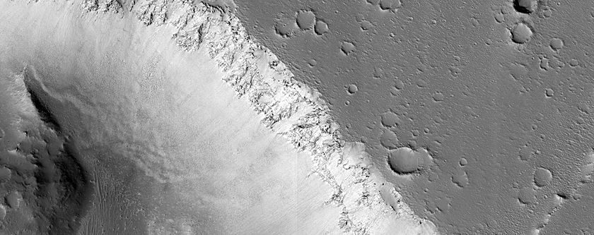 Monitoring Slope in Hephaestus Fossae