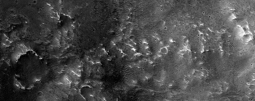 Terrain South of Tyrrhenus Mons