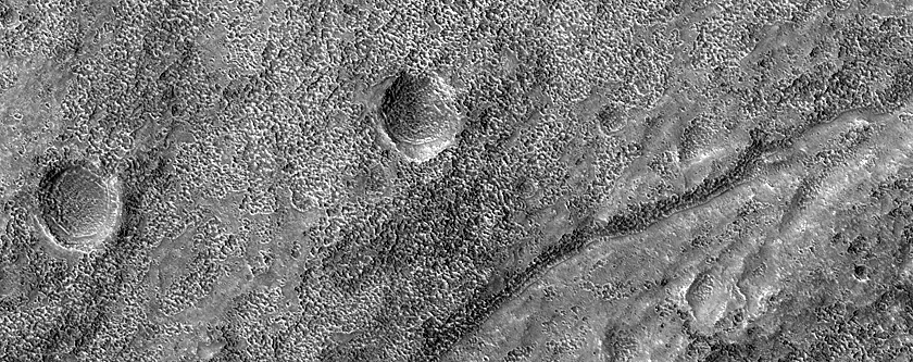 Channels in Northeastern Hellas Planitia