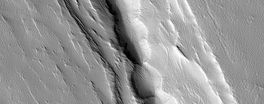 Terrain Southwest of Ascraeus Mons