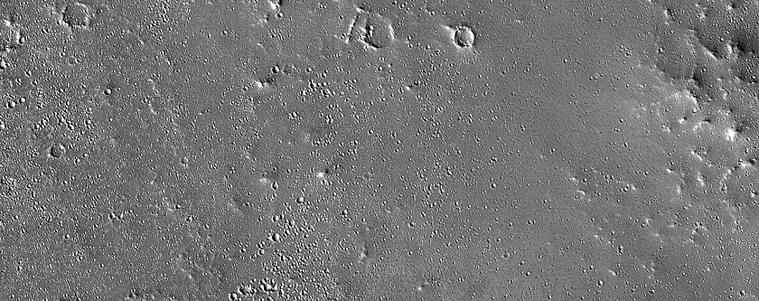 Candidate Recent Impact Site