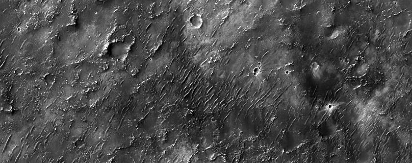 Terrain East of Denning Crater