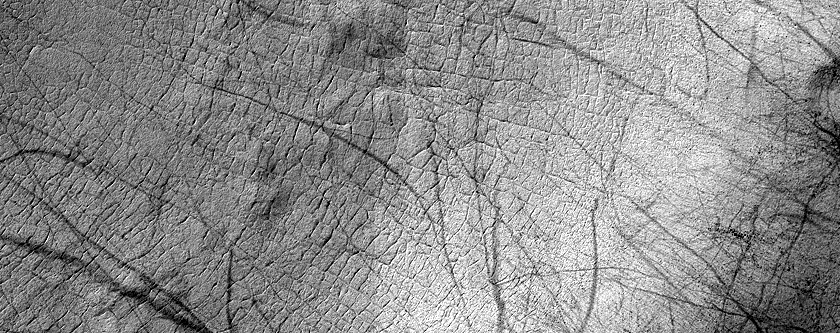 Area in Image Repeatedly Monitored by Mariner 9