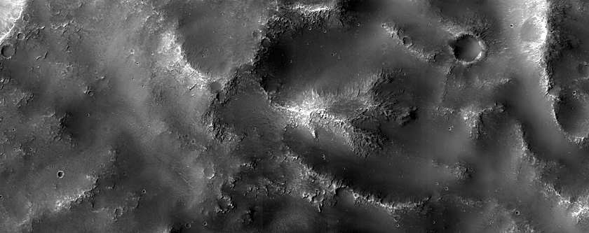 Terrain West of Tyrrhena Mons