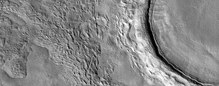 Crater Ejecta and Floor
