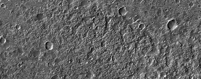 Terrain East of Schaeberle Crater