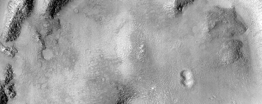 Olivine-Rich Terrain Exposed by Ulya Crater