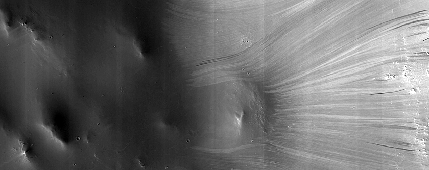 Oblong Crater in Barth Crater