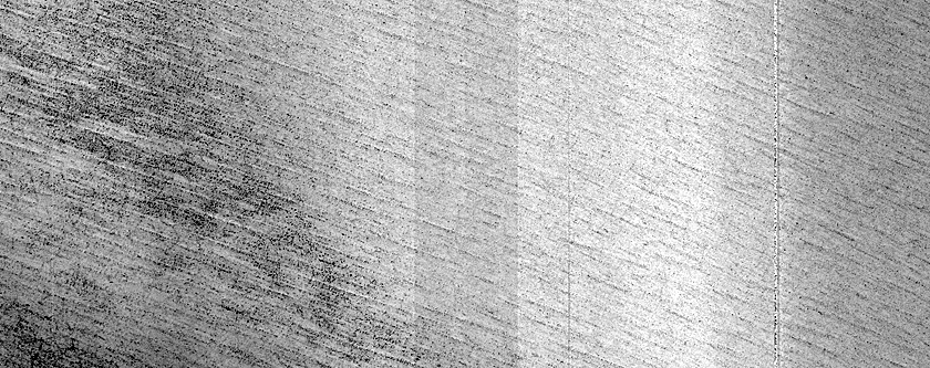 Water-Ice Outlier near South Polar Layered Deposits