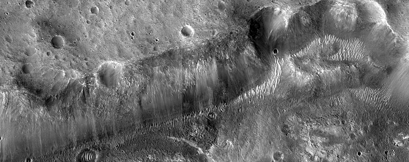 Light-Toned Materials on Bahram Vallis Wall and Floor