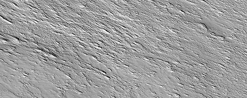 Terrain East of Gordii Dorsum