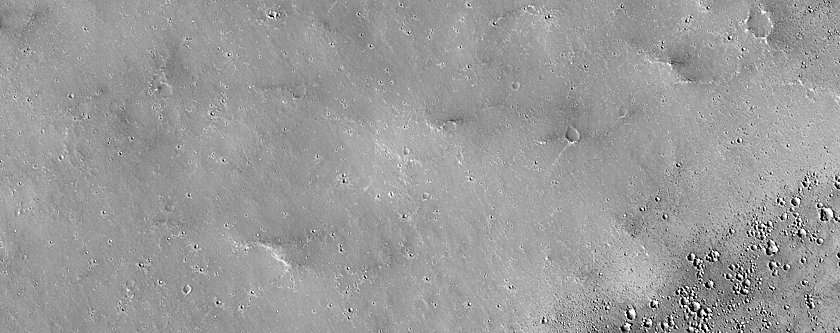 Terrain Sample in Elysium Planitia