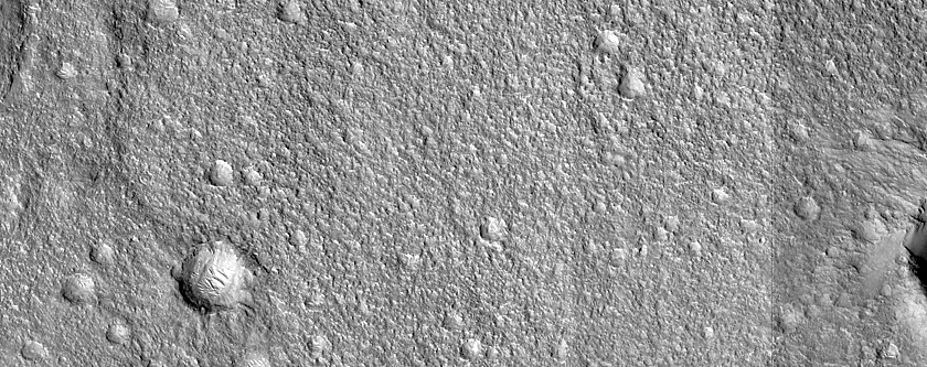 Terrain North of Amenthes Rupes