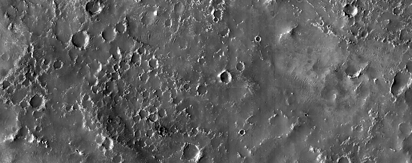 Terrain Southeast of Denning Crater