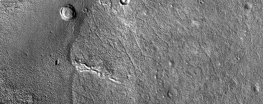Ridged Flow-Like Features in Deuteronilus Mensae