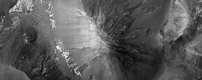 Monitoring Rockfalls in Iani Chaos