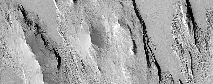 Terrain Sample in Eumenides Dorsum