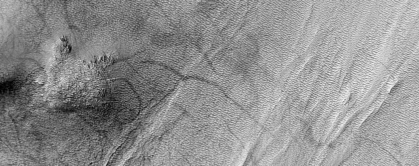 Gullies near Galle Crater