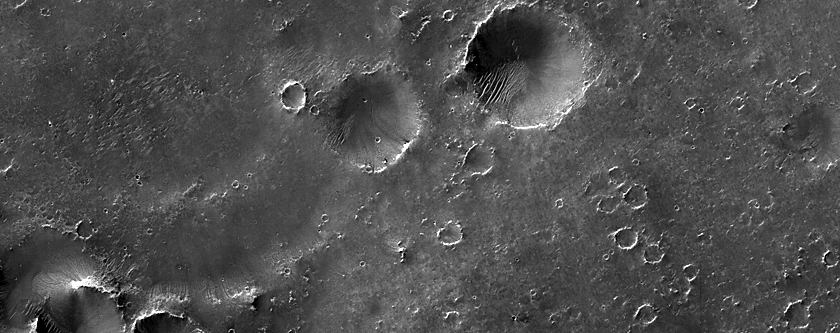 Terrain West of Huygens Crater