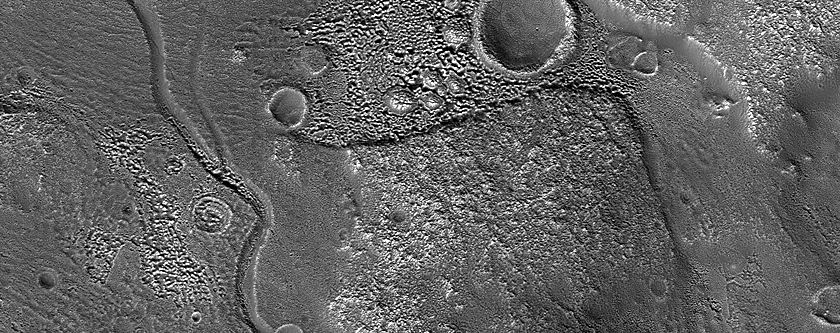 Channel Cutting Upper Plains Unit in Deuteronilus Mensae
