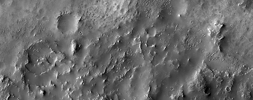 Terrain East of Flaugergues Crater