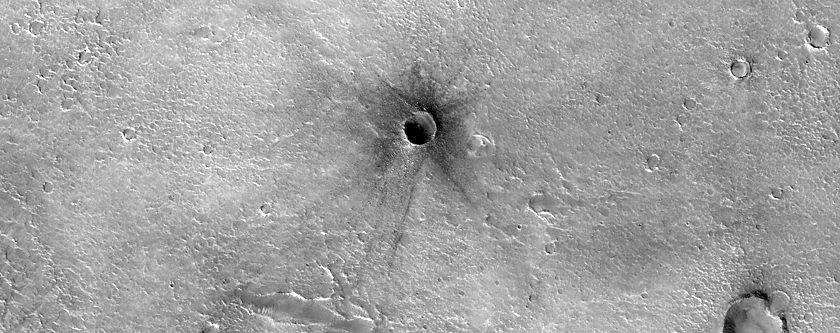 Possible Recent Impact West of Xanthe Dorsa