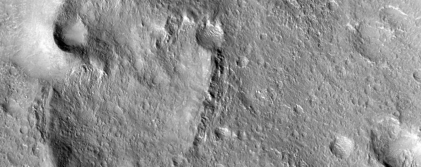 Terrain Sample in Amenthes Fossae