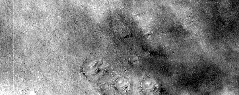 Layered Features in Deuteronilus Mensae