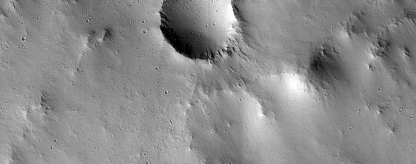 Terrain Sample in Fesenkov Crater