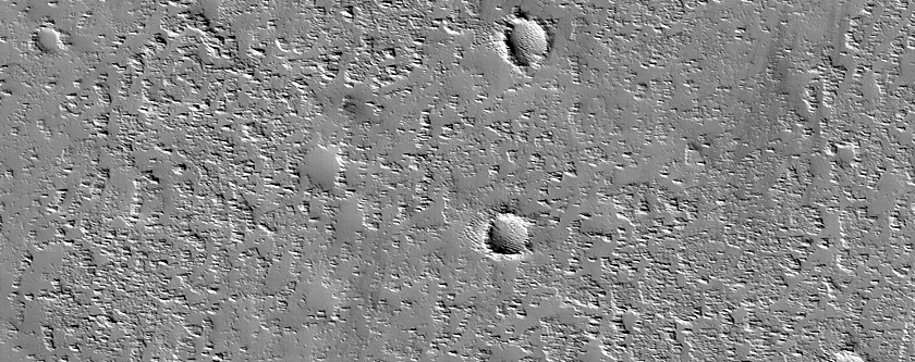Candidate Recent Impact Site