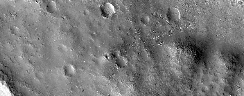 Terrain North of Amenthes Rupes