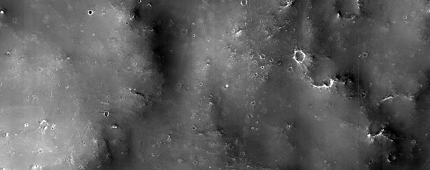 Terrain West of Dawes Crater