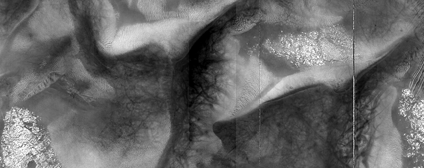 Central Russell Crater Erg