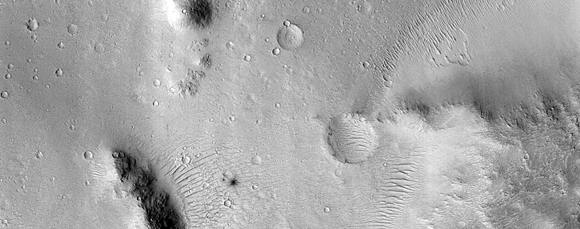 Candidate Recent Impact Site