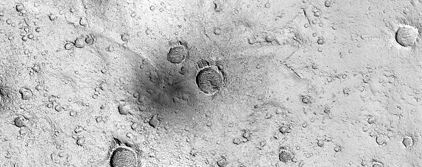 Candidate Recent Impact Site