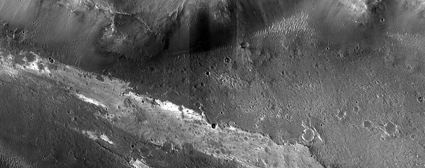 Deposits on Floor of Bahram Vallis