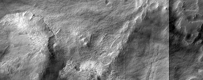 Crater in Noachis Terra