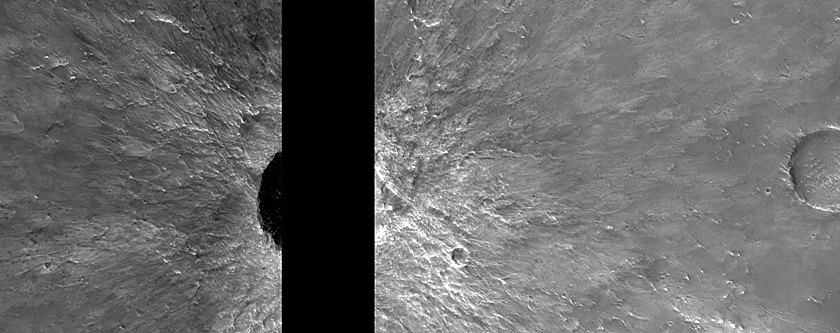 Monitor Slopes of Small Crater