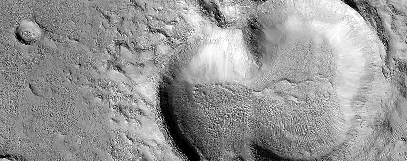 Anomalous Shaped Crater