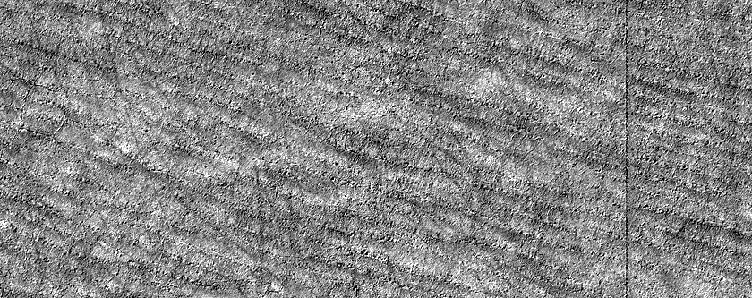 Landforms above Subsurface Radar Observations of South Polar Cap