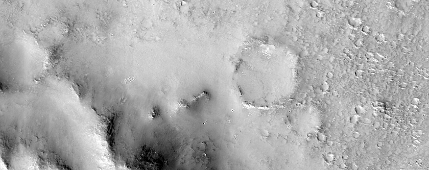 Terrain Southwest of Licus Vallis