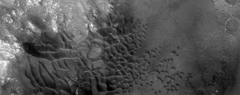 Dune Monitoring in Crater