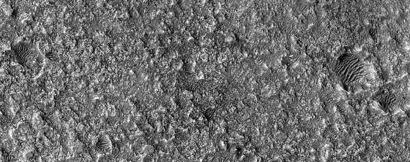Possibly Olivine-Rich Bedrock in Terra Cimmeria