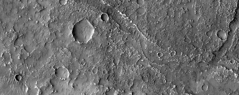 Inverted Channel in Noachis Terra