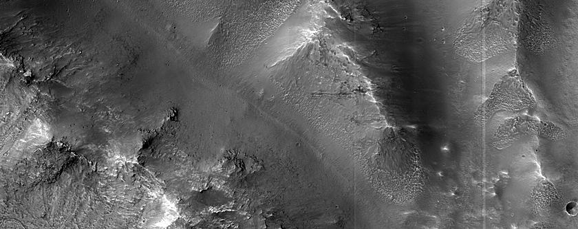 Hillslope Morphologies in Crater