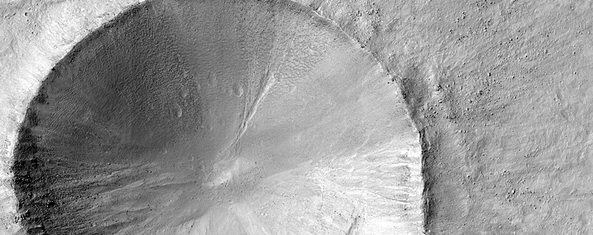 Monitor Slope Features in Tivat Crater
