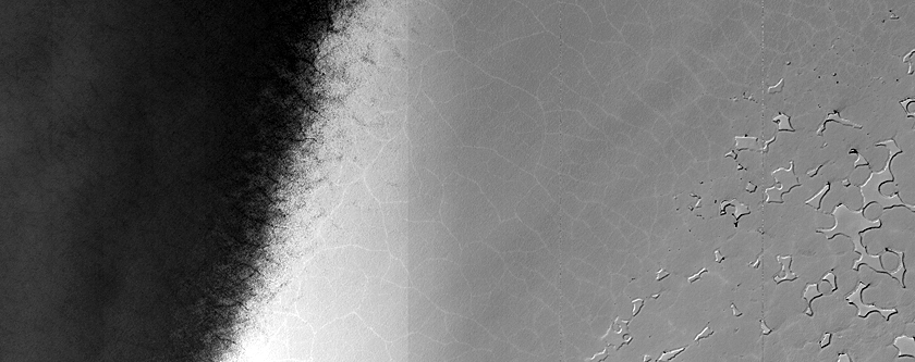 South Polar Residual Cap Margin